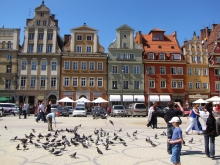 Photo of Wroclaw in the snow