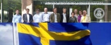 Image: Sweden flag and Lithuanian CLARIN consortium